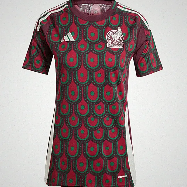 ADIDAS MEXICO 2024 WOMENS HOME JERSEY RED COLOR IP6363 COPA AMERICA