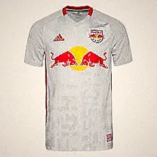 Adidas MLS New York Red Bulls Men's Grey Home Jersey Grey/White