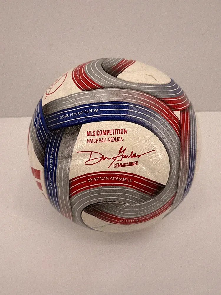 Adidas MLS Quality Pro FIFA Soccer Ball Size 5 White Red Blue Silver, NFHS