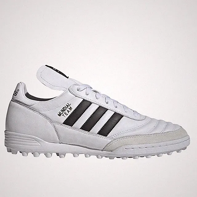 adidas Mundial Team Soccer Cleats Mens White Sneakers Athletic Shoes SB1158-ID40