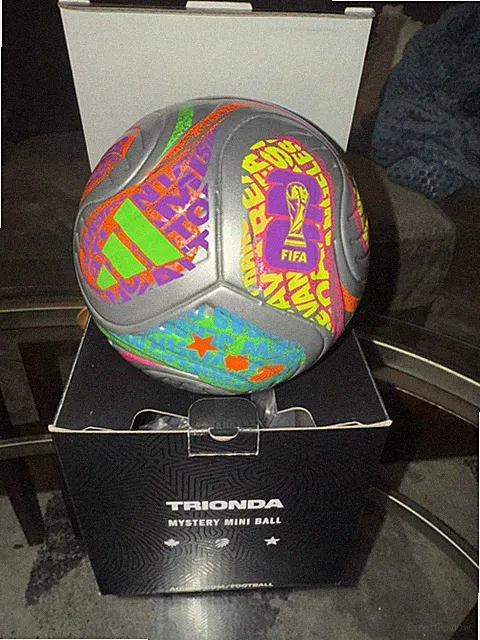 Adidas Mystery Trionda (host cities) FIFA World Cup Size 1 Soccer Ball Foam Core