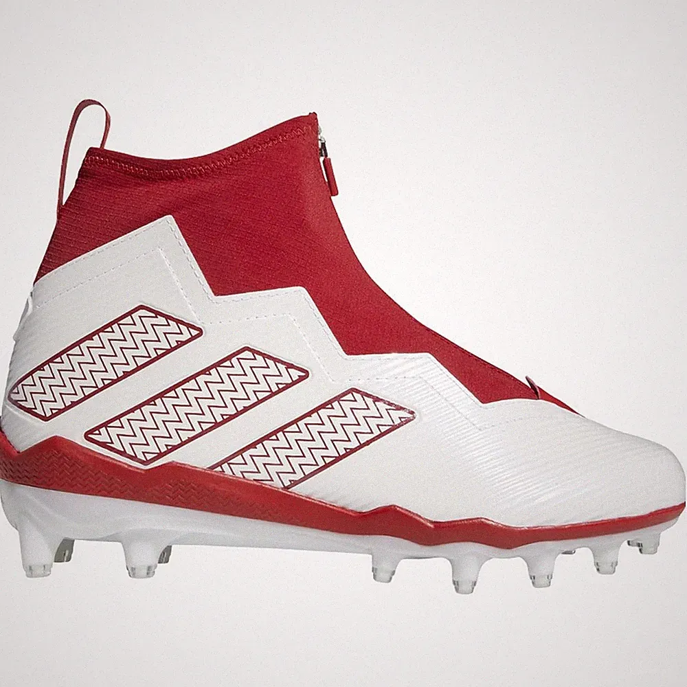 Adidas Nasty 2.0 Men's Size 13.5 White-team Power Red-bright Red Soccer Cleats