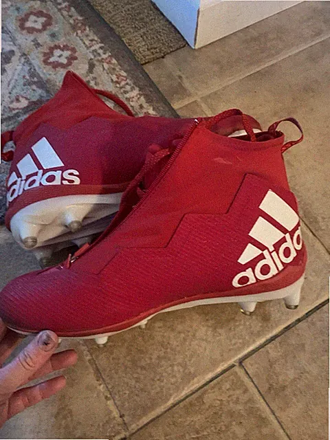 Adidas “Nasty 2.0” Red Size 12 Mens Football/soccer Cleats