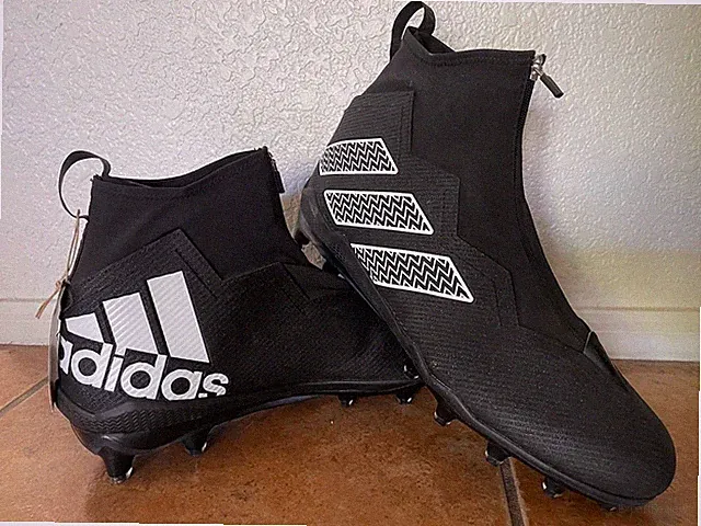 Adidas Nasty Fly 2.0 Football Cleats Black & White New with Tag Size 15 Zip up
