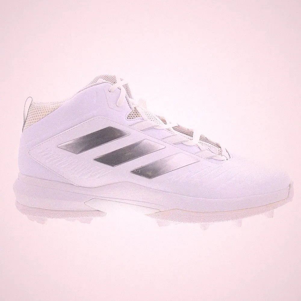 Adidas Nasty Torsion 2E 20 Mens White Wide Athletic Football Cleats Shoes