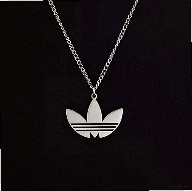 Adidas Necklace - Thin Silver Chain - 24" Chain - Valentines Day