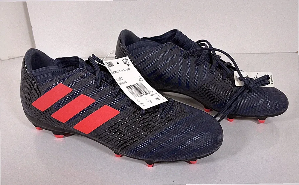 Adidas Nemeziz 17.3 Firm Ground Soccer Shoes/Cleats - NWT Women 8.5 Blue Red