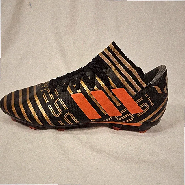 Adidas Nemeziz 17.3 Messi Shoes Mens US 4.5 Black Gold Firm Ground Soccer Cleats
