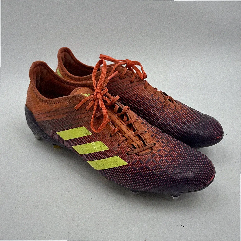 Adidas Nemeziz 18.1 SG Soccer Cleats Orange Purple BB7974 Mens Size 11.5