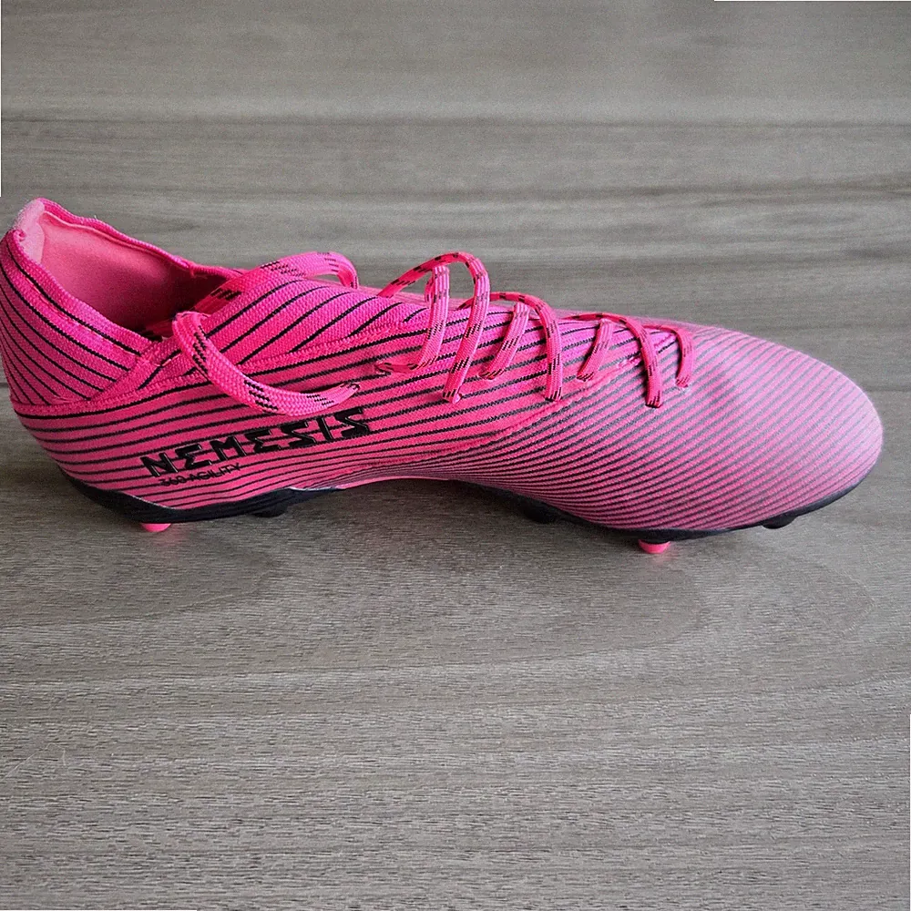 Adidas Nemeziz 19.1 FG Firm Ground Soccer Cleats Shoes Mens Size 6.5 Pink Black