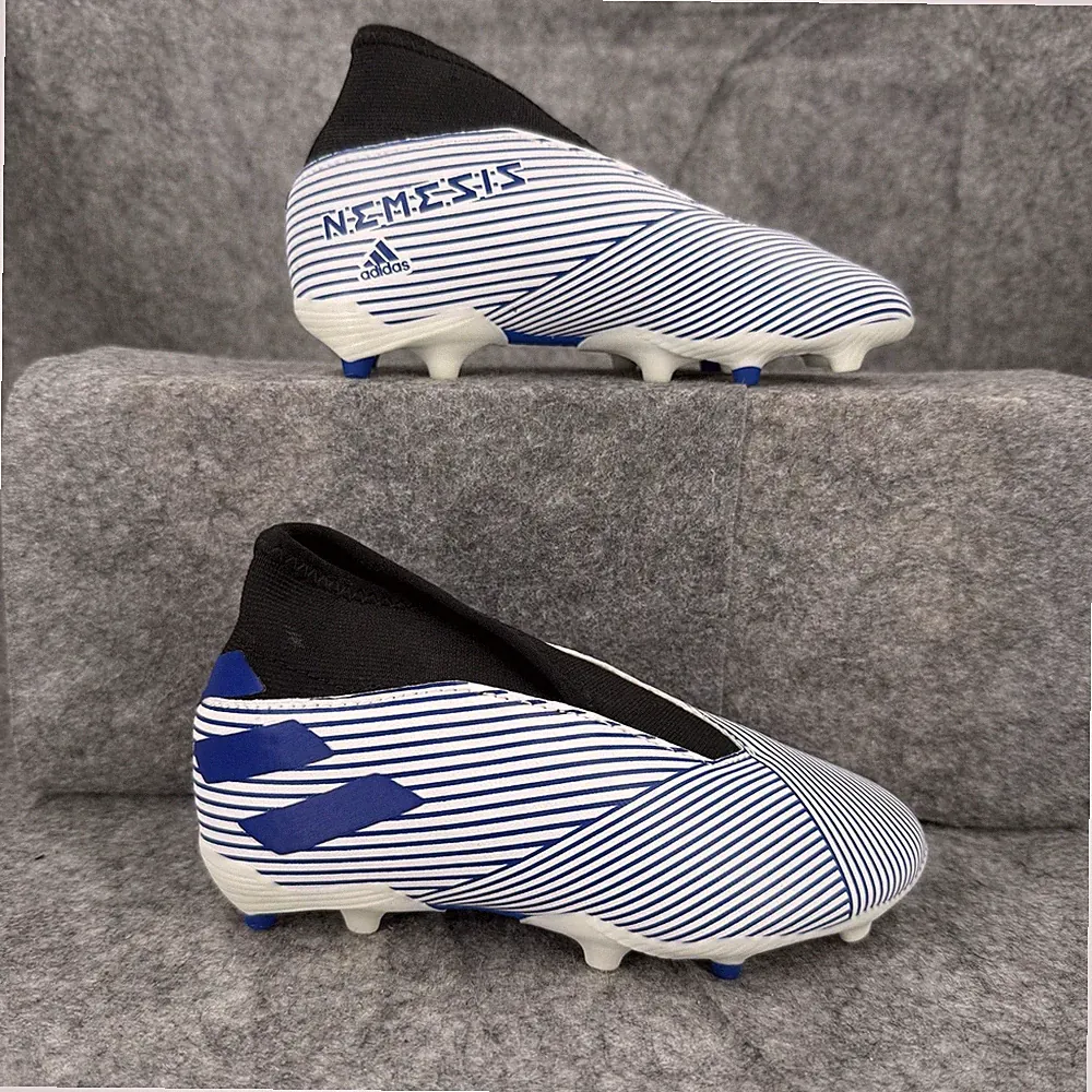 Adidas Nemeziz 19.3 Laceless FG JR Soccer Cleats EH0018 Royal Blue Size 10.5K