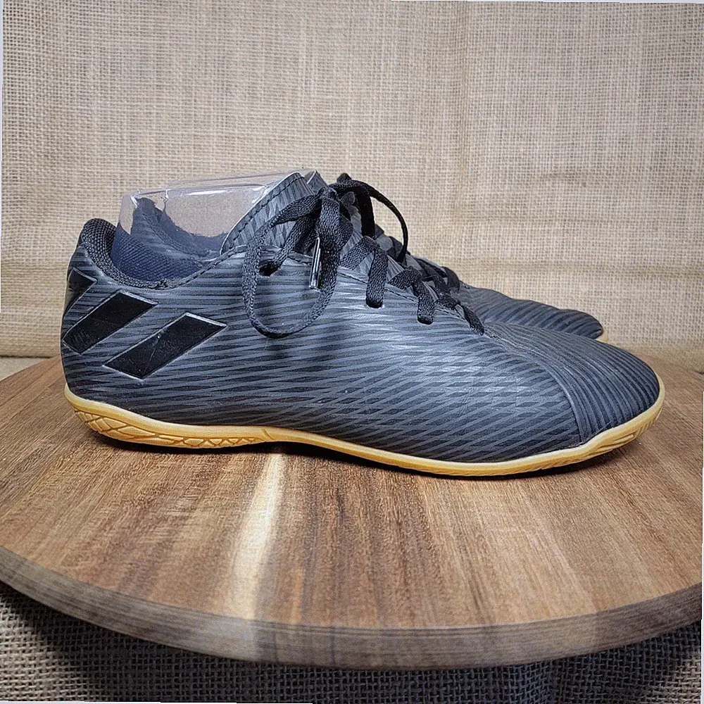 Adidas Nemeziz 19.4 Indoor Soccer Shoes Black Gum Sole Futsal Trainer Men's 6