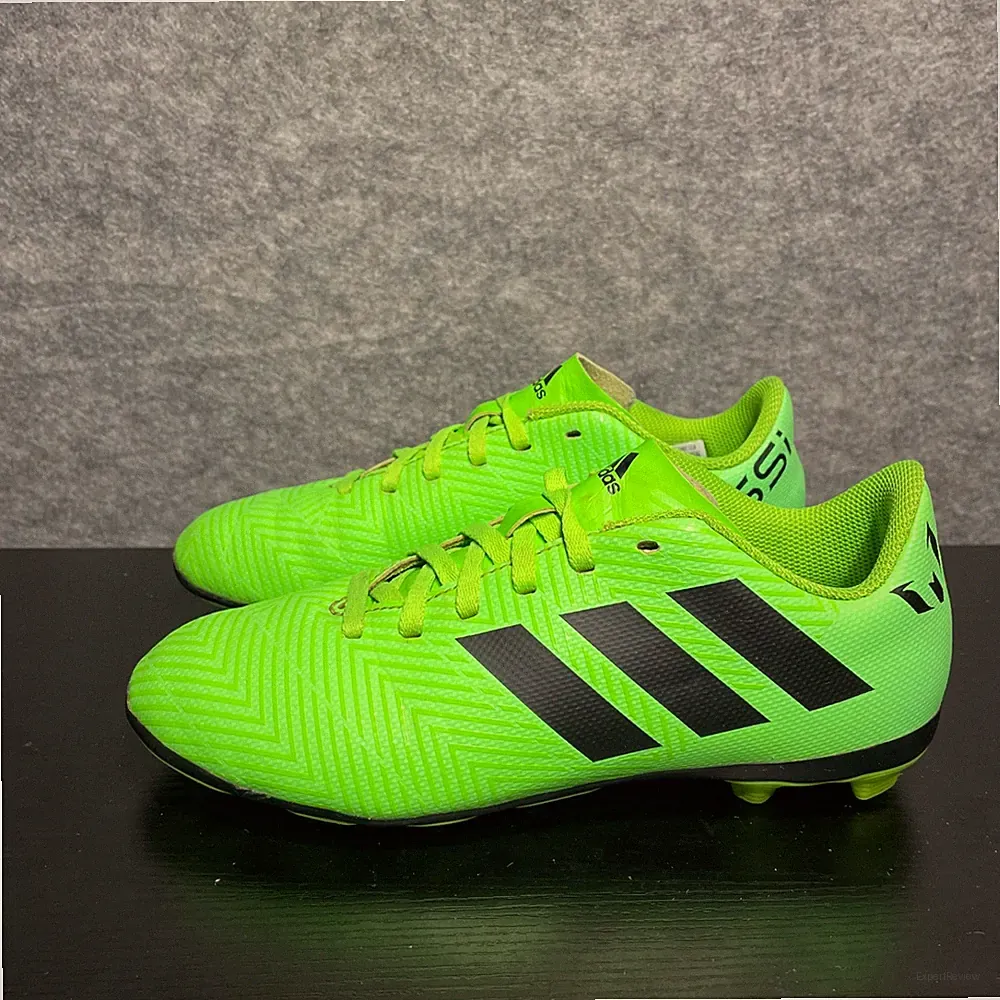 Adidas Nemeziz Soccer Cleats Youth 3.5 35.5 Neon Green FG Firm Ground Football