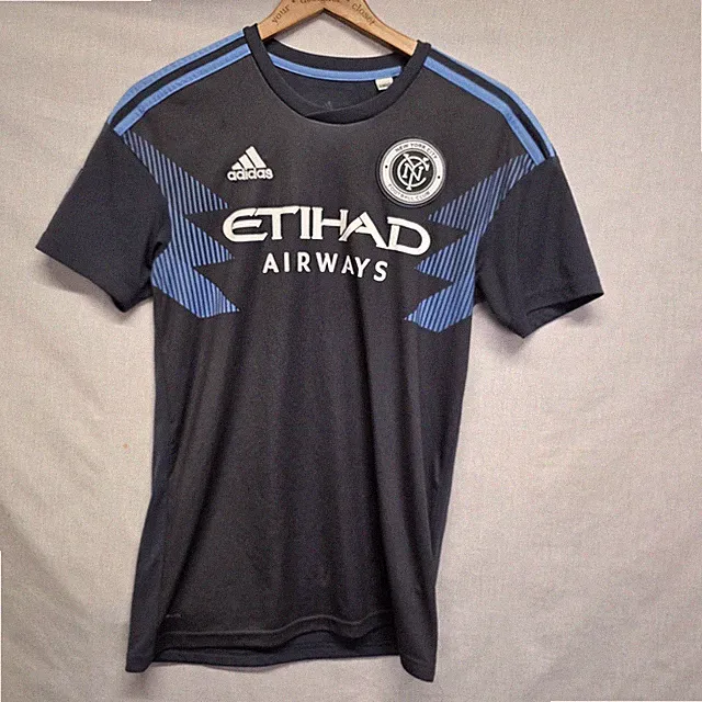 Adidas New York City Football Club MLS Short Sleeve 2018 Jersey Size S Climalite