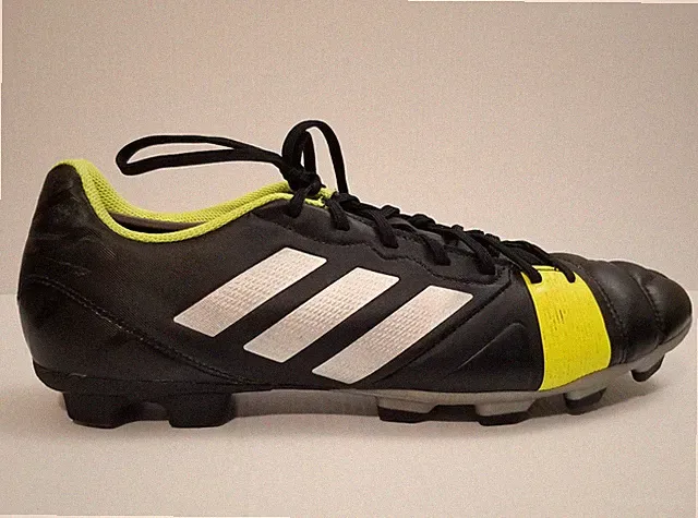adidas Nitrocharge 3.0 TRX FG Soccer Cleats Men's Sz 12 Black Gray Yellow Q33686