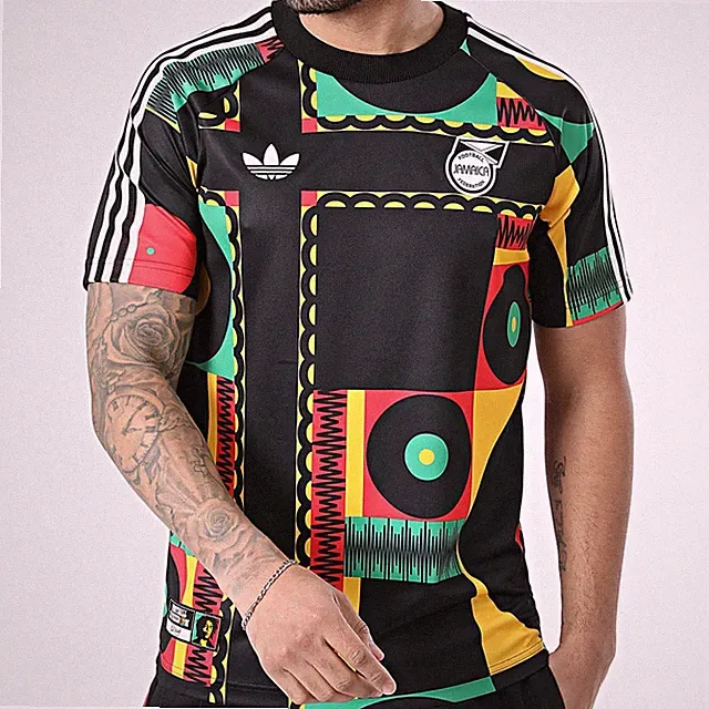 adidas Originals Men's Jamaica x Bob Marley Trefoil T-Shirt KS2679