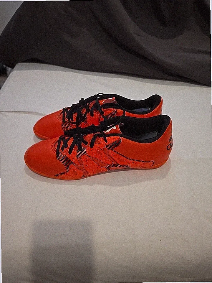 Adidas Performance 15.4 X Orange Size 8.5 Indoor Soccer Cleats