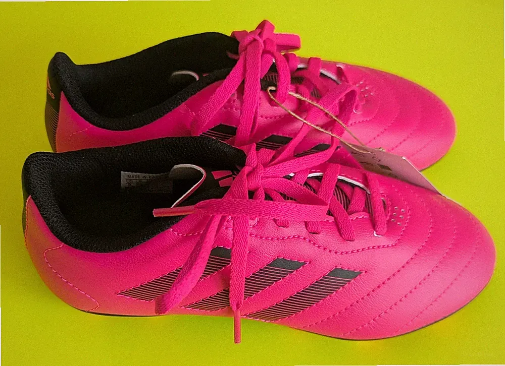 Adidas Pink Goletto VIII Junior Firm Ground Soccer Cleats Size 3