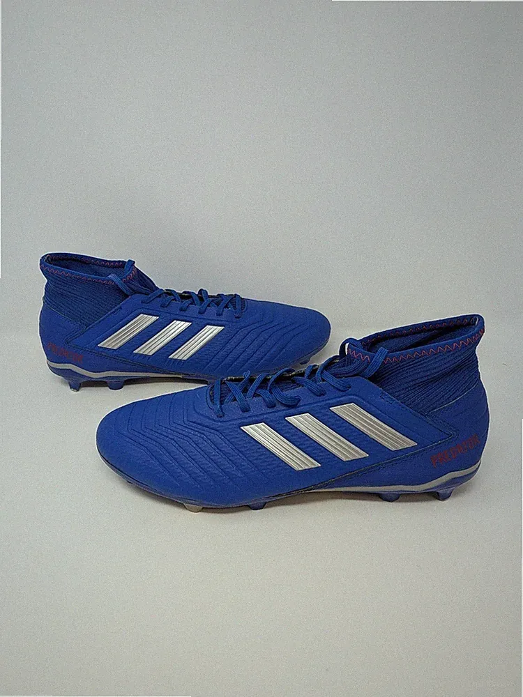 adidas Predator 19.3 FG Men’s Size 11.5 Bold Blue Soccer Cleats BB8112