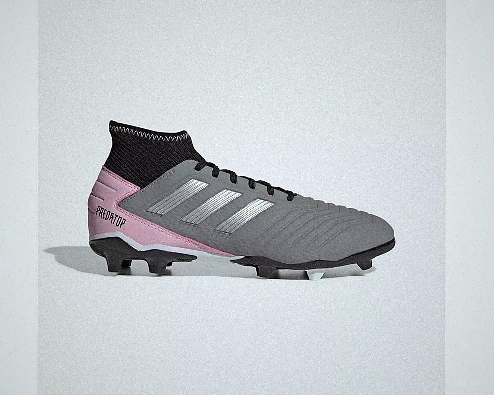 Adidas Predator 19.3 W FG Soccer Cleats - Grey/Pink/Silver - F97528 Select Size