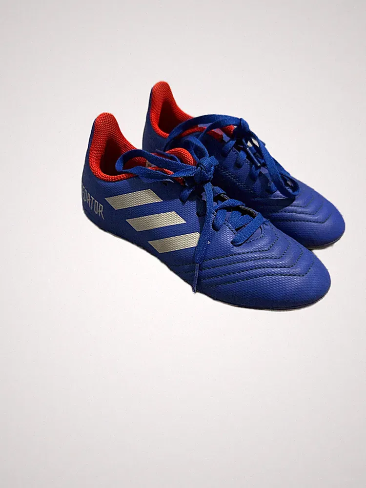 Adidas Predator 19.4 Flexible Ground Soccer Cleats Mens 1 Blue Round Toe CM8540