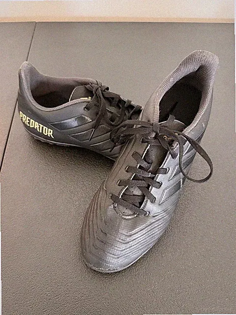 adidas Predator 19.4 Turf Soccer Shoes - Triple Black - Men's Size 8