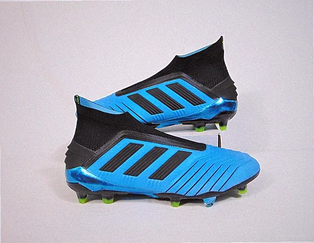 Adidas Predator 19+ FG Boost Primeknit Blue Soccer Cleats Sz 7.5 NEW F35613 RARE