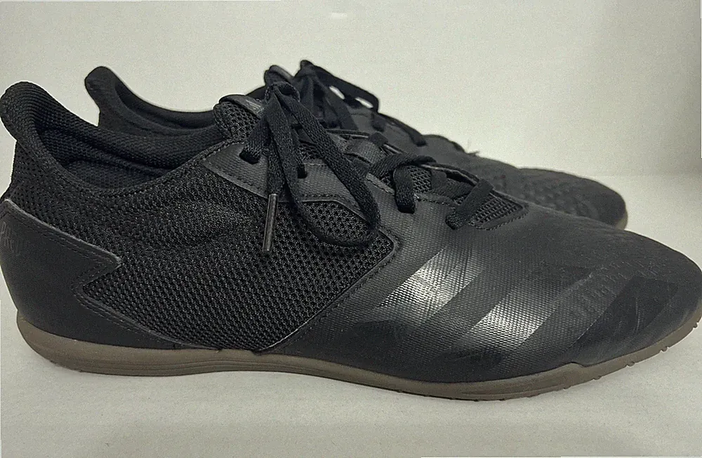 Adidas Predator 20.4 Indoor Soccer Cleats Black Shoes Men's 11 Lace Up