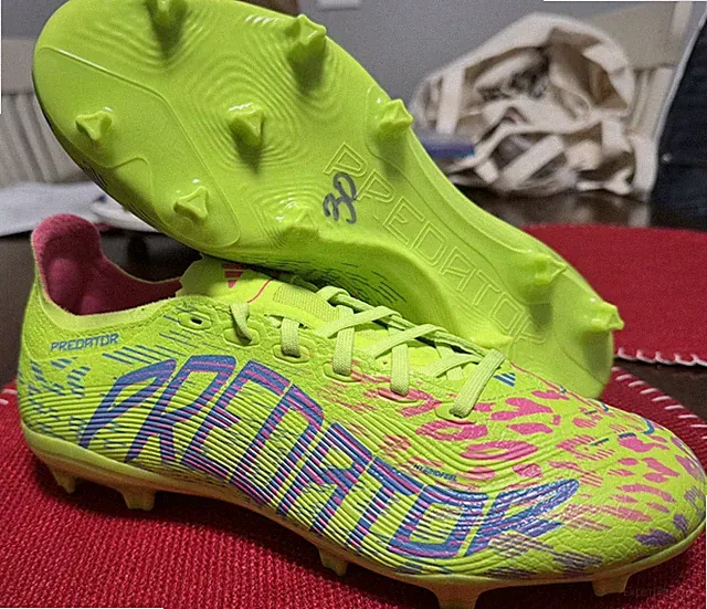 Adidas Predator 24 League FG MG Soccer Cleats Neon Green Size 8 JH6471