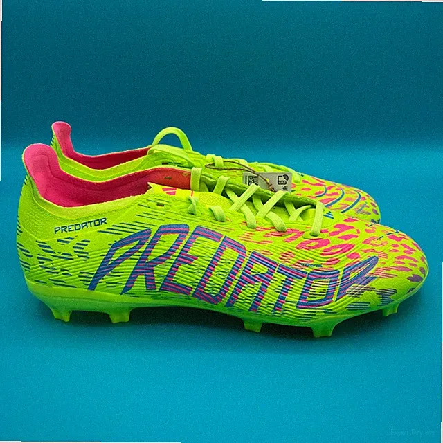Adidas Predator 24 League FG Soccer Cleats Neon Green JH6471 Men’s Shoes Size 9