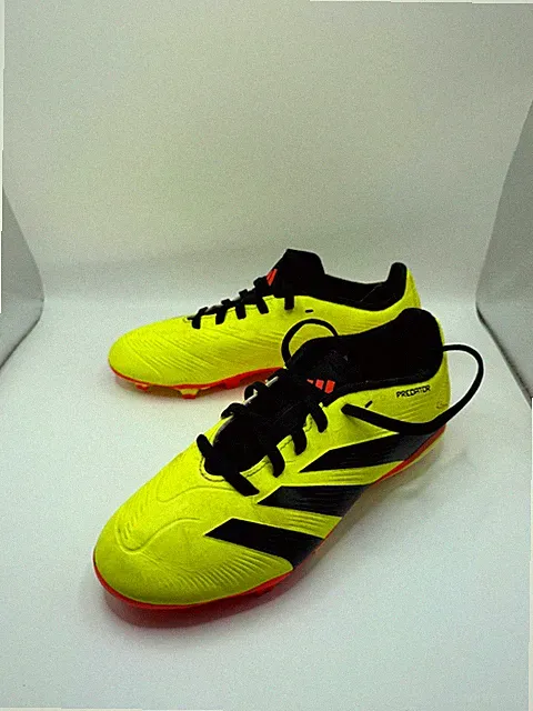 Adidas Predator 24 League Firm Ground IG7747 Kids 3 Sneaker Yellow Soccer Cleats