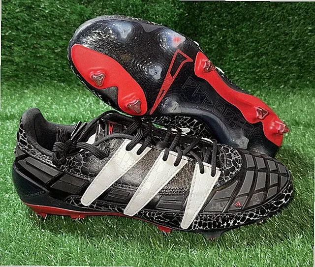 Adidas Predator 94 FG Soccer Cleats Black Red Men's Size 7 IG6285 New Limited