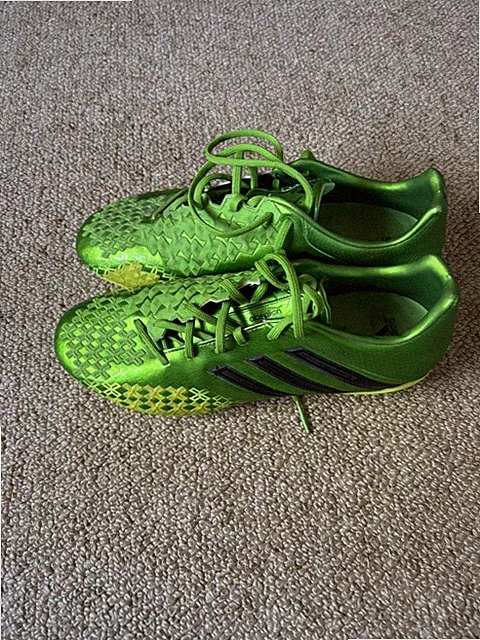 Adidas Predator Absolado LZ FG Q21656 US9.5 UK8.5 Green boots Cleats mens soccer