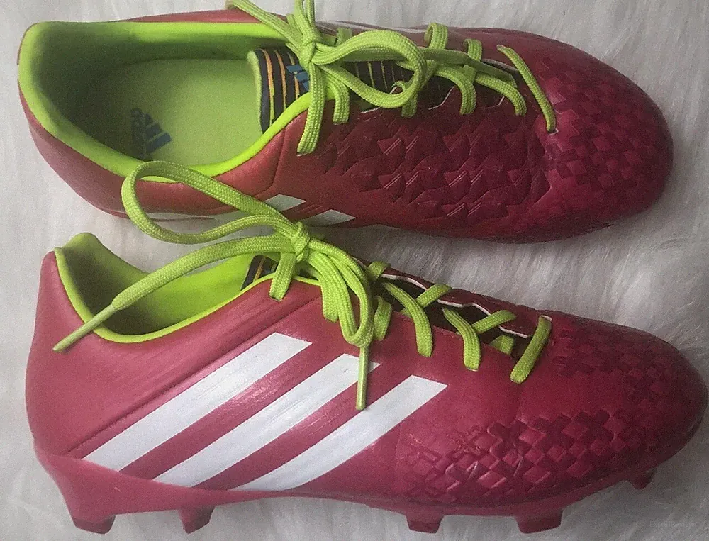 Adidas Predator Absolado LZ TRX FG J Men's Pink Soccer Cleats Size 6 Speed