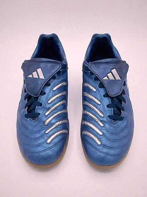 Adidas Predator Absolute Indoor Soccer Shoes Blue Silver 519810 Men's 11
