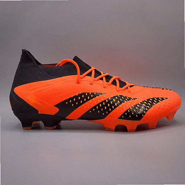 Adidas Predator Accuracy.1 AG Soccer Cleats Orange Black Men's 9 GW4625 NEW
