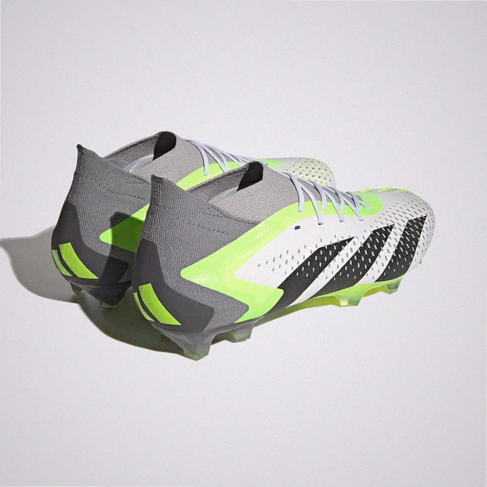 Adidas Predator Accuracy.1 FG Soccer Cleats GZ0035 Men's Size US 7 White Gray