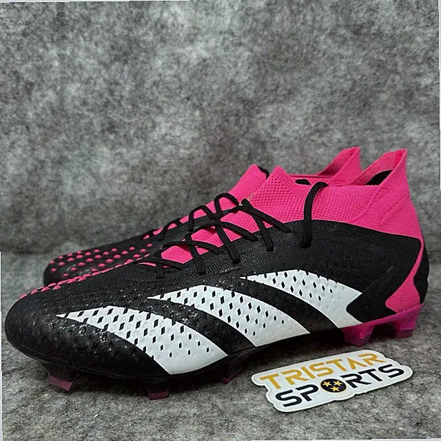 Adidas Predator Accuracy .1 FG Soccer Cleats Mens Size 11 Black Pink GW4569