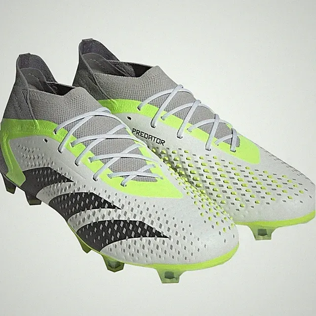 Adidas Predator Accuracy.1 FG White Volt Mens size 12 Soccer Cleat GZ0035