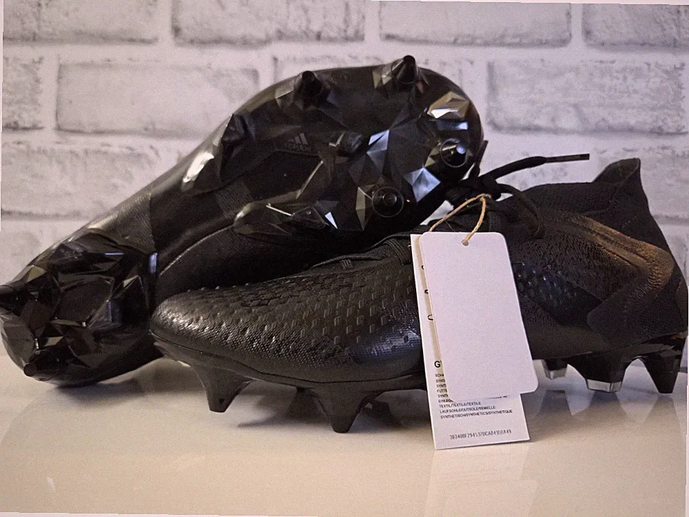 Adidas Predator Accuracy.1 SG Soccer Cleats Men's Size US 8.5 GW4581 Black