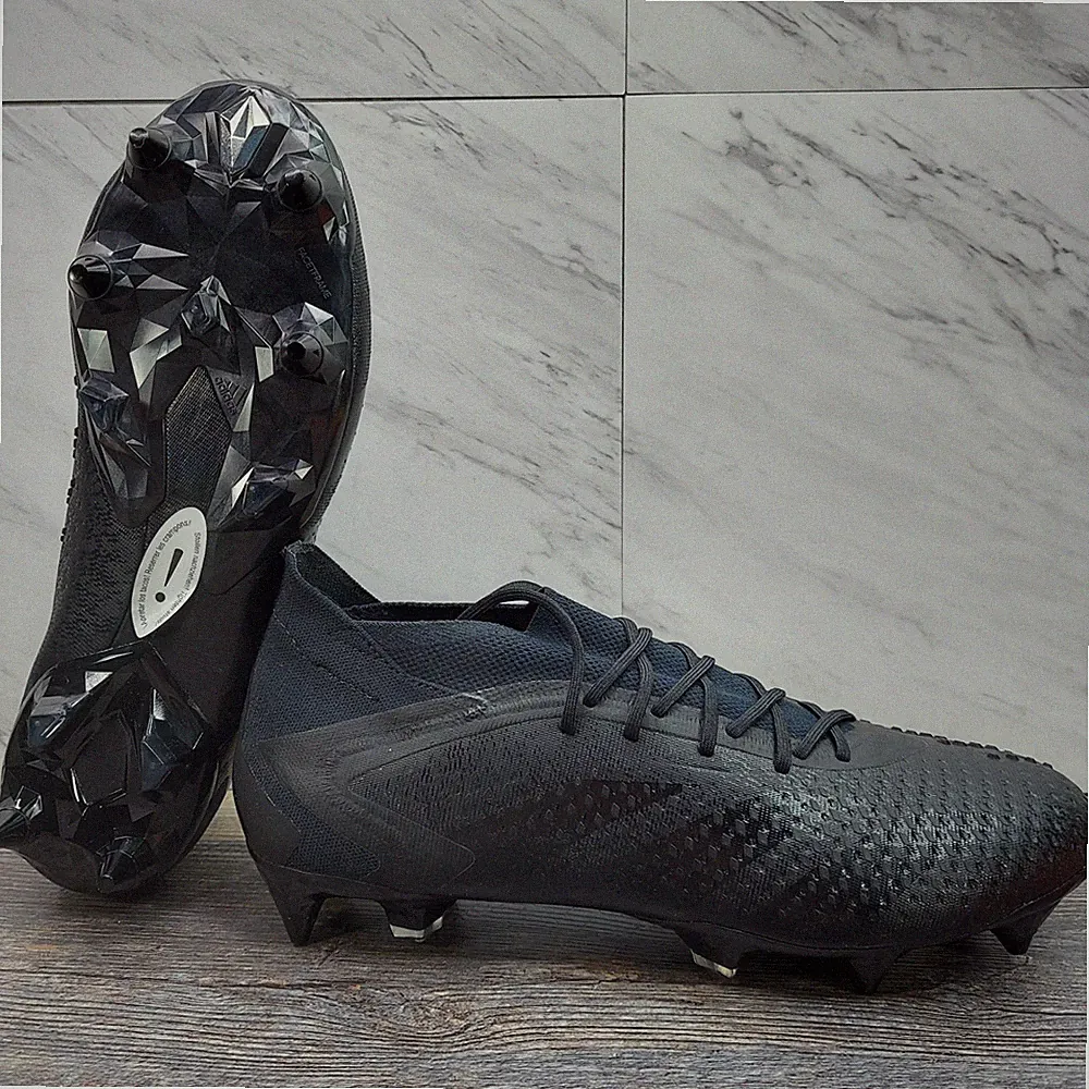 Adidas Predator Accuracy .1 SG Soft Ground Soccer Cleats Mens SZ 11 Black GW4581