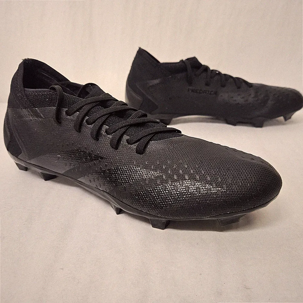 Adidas Predator Accuracy.3 Firm Ground Soccer Cleats GW4593 Black Mens Size 11