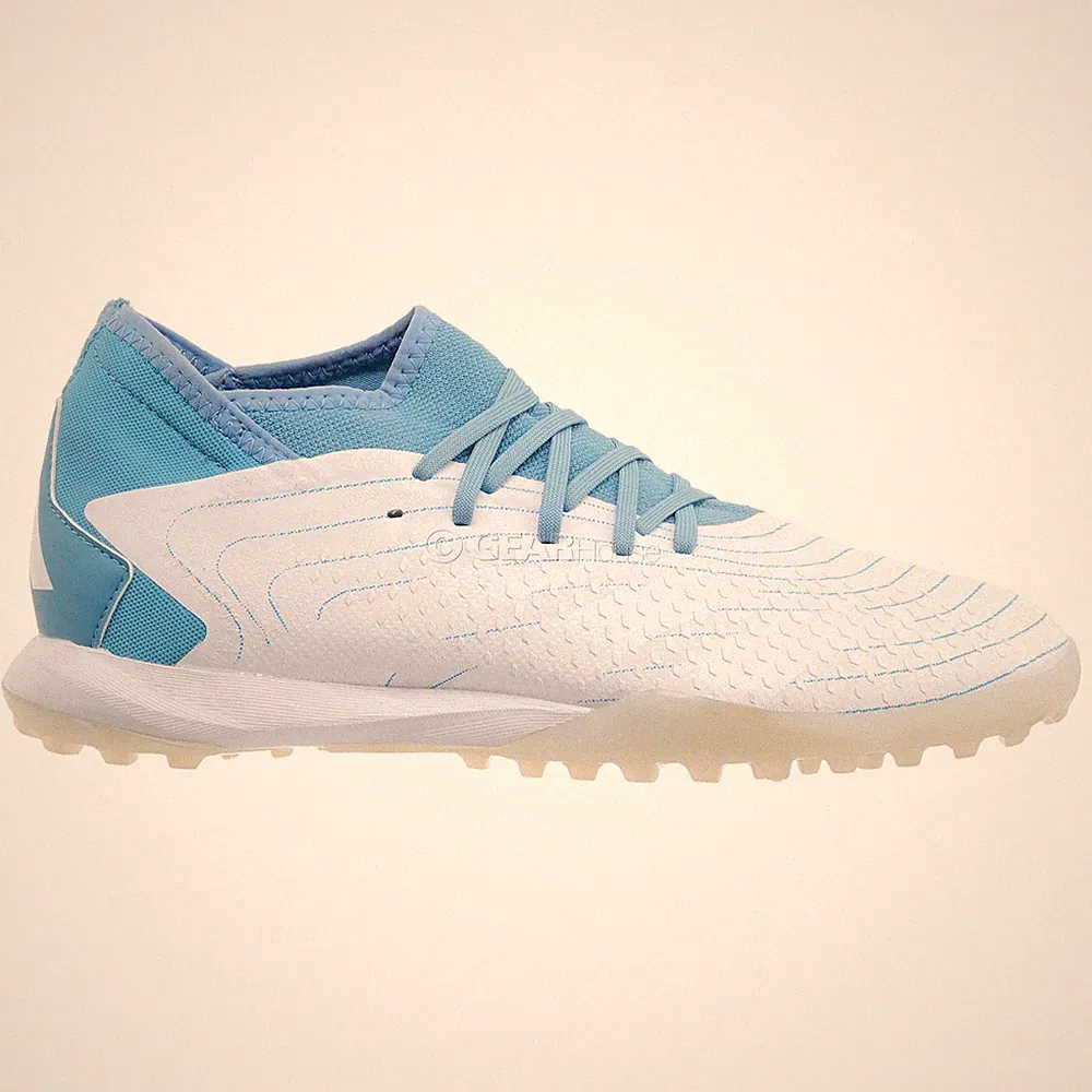 Adidas Predator Accuracy.3 TF Mens Turf Soccer Cleats Shoes White Blue Pick Size