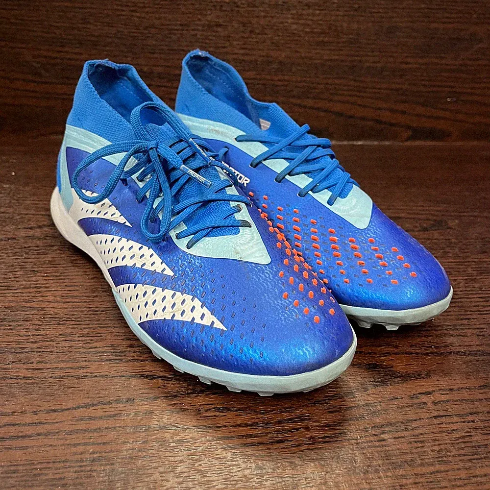 Adidas Predator Accuracy .3 TF Soccer Cleats Men's Turf Shoes Size 7 Blue GZ0008