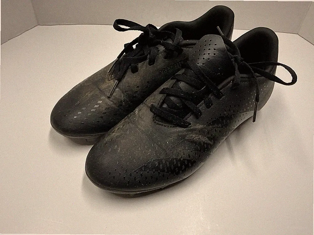 Adidas Predator Accuracy.4 FG Kids Soccer Cleats GW4605 – Black – Youth 6.5