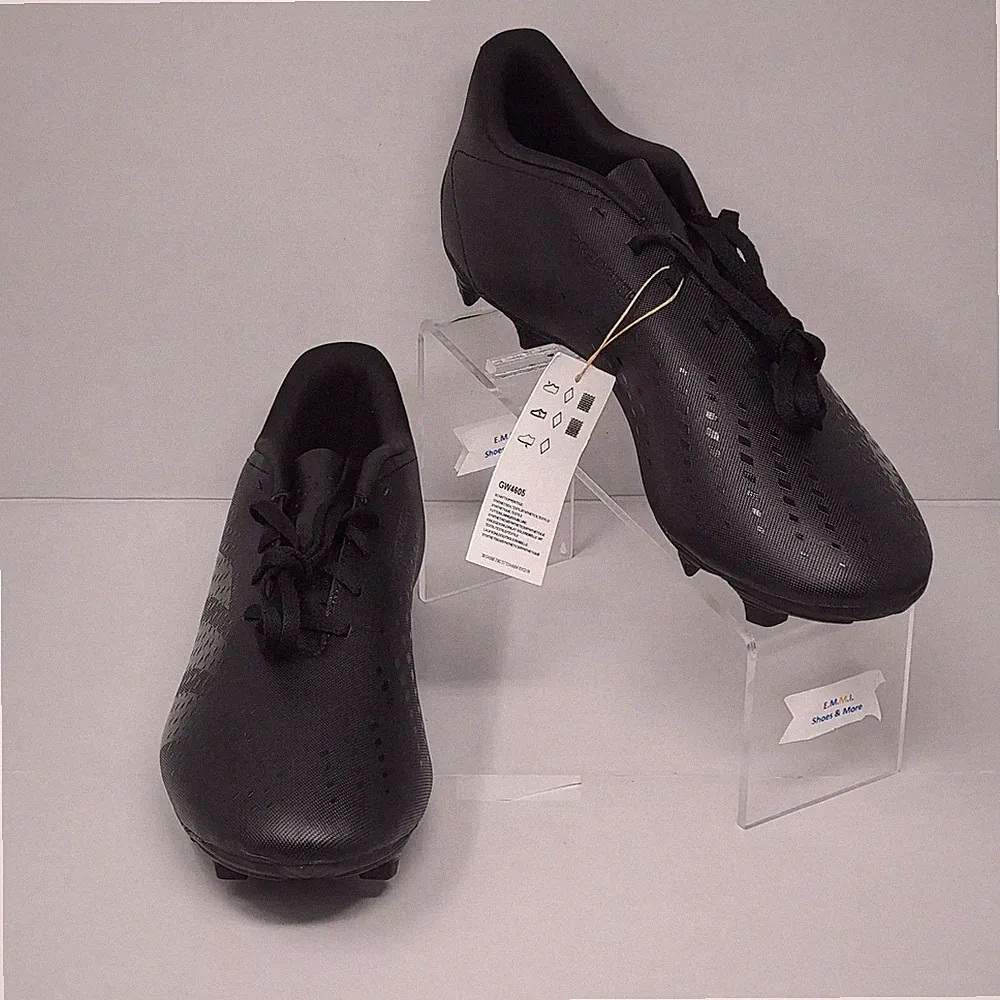 Adidas Predator Accuracy.4 Flexible Ground Black Soccer Cleats Mens pick size**