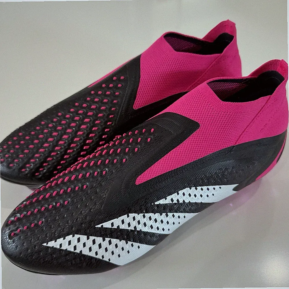 Adidas Predator Accuracy+ SG Soft Ground Soccer Cleats 'Black/Pink' GW4567 Sz 11