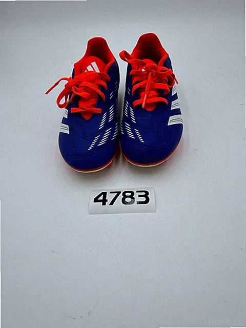 Adidas Predator Club FG IF6424 Soccer Cleats Youth Kids US 4 Royal Blue Lace Up