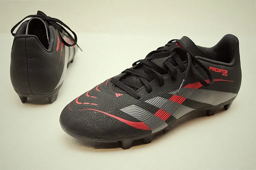 Adidas Predator Club FG/MG Multi Soccer Cleats ID1325 Black Red Mens Size 8.5