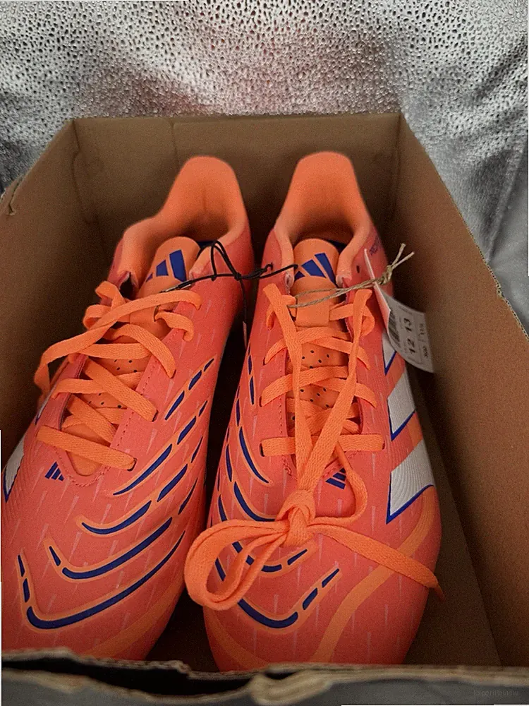 adidas Predator Club FG/MG Soccer Cleats Orange Blue Size 12 Men JH8846